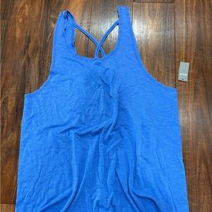 American Eagle Outfitters Vibrant Blue Tank Top